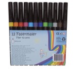 Q-CONNECT viltstift, geassorteerde kleuren, pak van 12 stuks