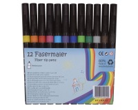 Q-CONNECT feutre, couleurs assorties, paquet de 12 pièces