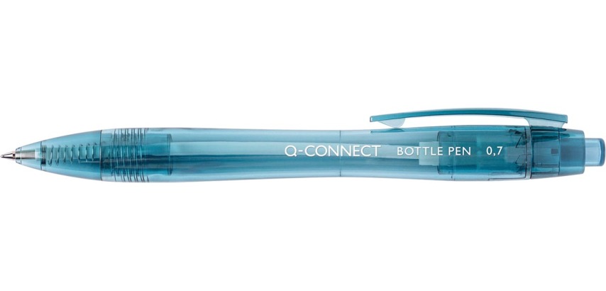 Q-CONNECT PET Recycling Pen, 0.7 mm, medium point, blue