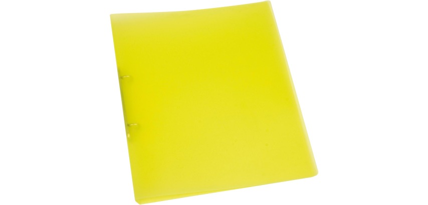 Q-CONNECT ring binder, PP, 2 rings, 16 mm, transparent yellow