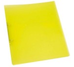 Q-CONNECT classeur à anneaux, PP, 2 anneaux, 16 mm,  jaune transparent