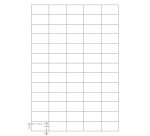 Q-CONNECT etiketten, wit, rechte hoeken, 38,1 x 21,2 mm, 100 vel, 65 etiketten per vel