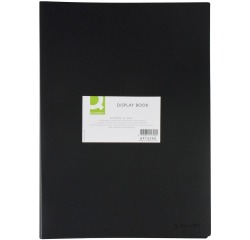 Q-CONNECT protège-documents, A3, 20 pochettes, noir