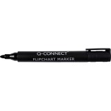 Q-CONNECT marqueurs pour tableaux de conférence, 2-3 mm, pointe ronde, avec clip, noir