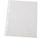 Q-CONNECT A5 portrait punched pocket 4 holes smooth 100 microns pack of 100 pieces