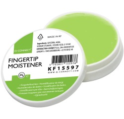 En_humedecedor de dedos q-connect para pasar paginas y contar billetes envase de 20 ml