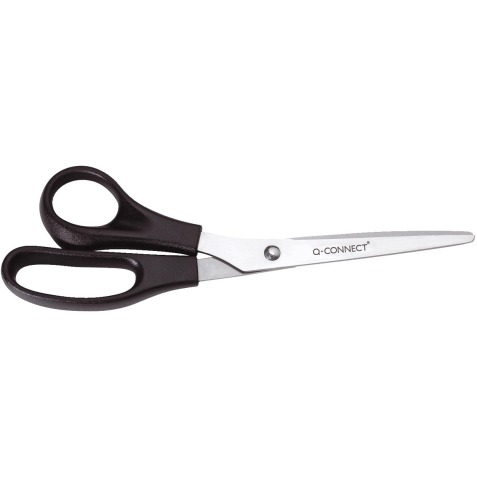 Q-CONNECT schaar, linkshandig, 21 cm, op blister