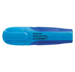 Q-CONNECT Premium markeerstift, blauw