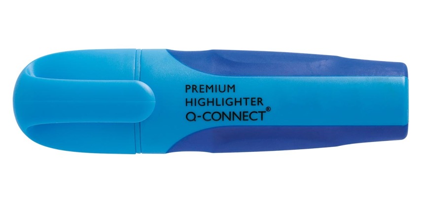 Q-CONNECT Premium Textmarker, Blau