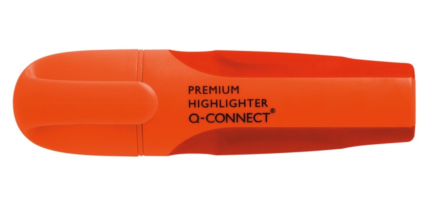 Q-CONNECT Premium markeerstift, oranje