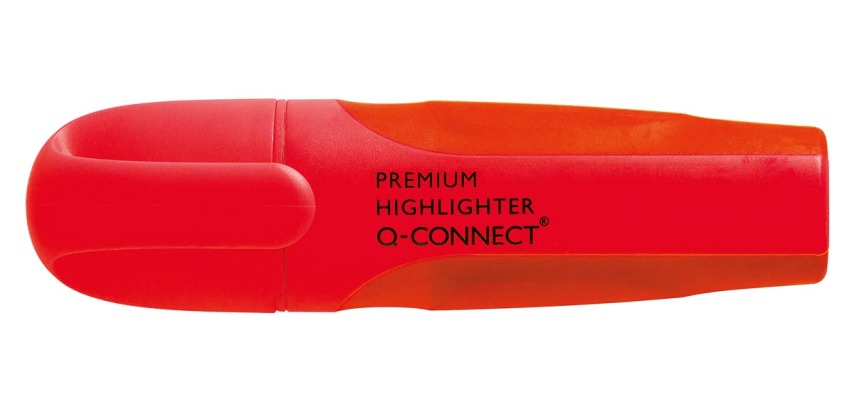 Q-CONNECT Premium Textmarker, Rot