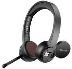 Q-CONNECT casque à écouters sans fil, noir