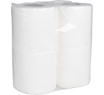 Q-CONNECT papier toilette, 2 plis, 200 feuilles, paquet de 12 x 4 rouleaux