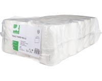 Q-CONNECT Toilettenpapier, 2-lagig, 200 Blatt, Packung mit 12 x 4 Rollen