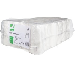 Q-CONNECT papier toilette, 2 plis, 200 feuilles, paquet de 12 x 4 rouleaux