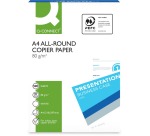 Q-CONNECT All-Round copy paper, A4 size, 80 g, pack of 500 sheets, white