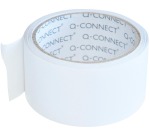 Q-CONNECT vinyl tape, dubbelzijdig, 50 mm x 10 m, 90 micron, transparant
