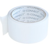 Q-CONNECT ruban adhésif en vinyle, double face, 50 mm x 10 m, 90 microns, transparent