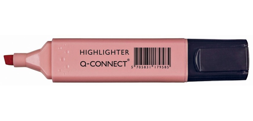 Q-CONNECT pastel highlighter, pink