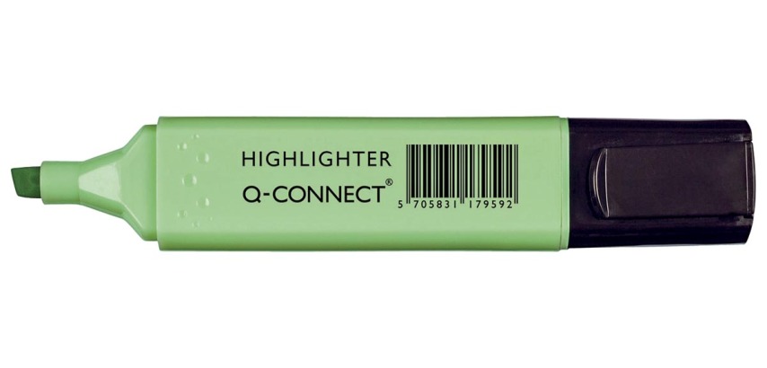 Q-CONNECT surligneur pastel, vert
