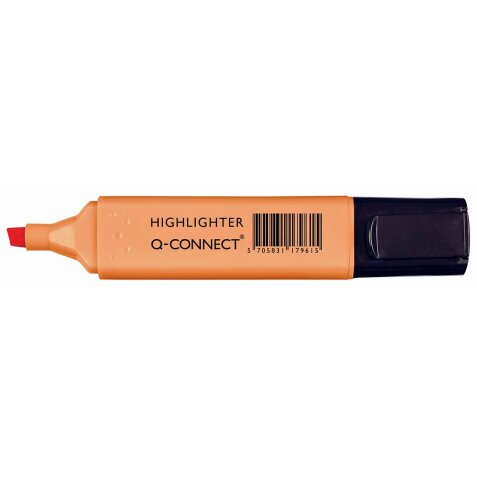 Q-CONNECT markeerstift pastel, oranje