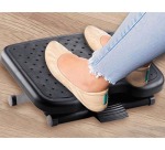 Q-CONNECT repose-pieds, avec tapis en caoutchouc, 3 hauteurs