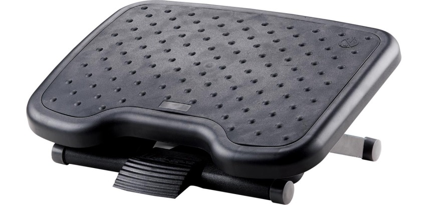 Q-CONNECT footrest, with rubber mat, 3 heights