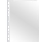 Q-CONNECT pochette perforée A4 perforation 11 trous lisse 80 microns paquet de 50 pièces