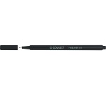 Q-CONNECT felt tip pen, 0.4 mm, triangular, black