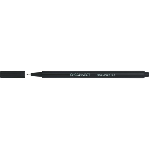 Q-CONNECT feutre, 0,4 mm, triangulaire, noir
