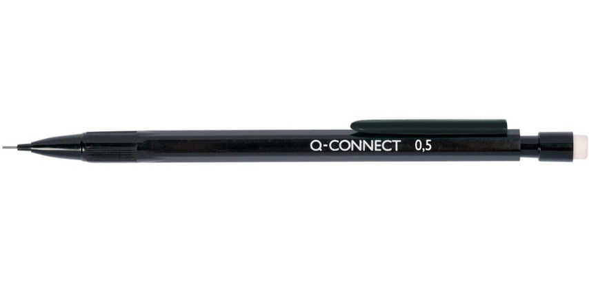 Q-CONNECT portemine, 0,5 mm, HB, noir