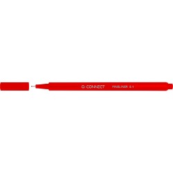 Q-CONNECT feutre, 0,4 mm, triangulaire, rouge