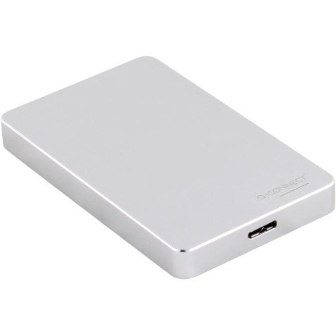 Q-CONNECT disque dur externe USB 3.0, argent, 1 To