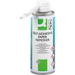 En_limpiador de pegamento q-connect para etiqueta adhesiva bote de 200 ml