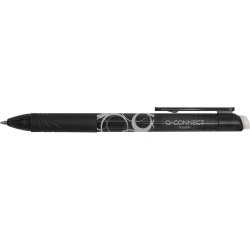 Q-CONNECT gel ink roller, erasable, black
