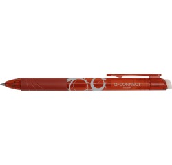 Q-CONNECT gel ink roller, erasable, red