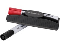 Q-CONNECT brosse effaçeur, magnétique, pour tableau blanc, avec 2 marqueurs