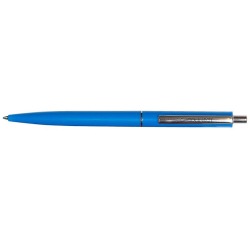 Q-CONNECT stylo, 0,7 mm, pointe moyenne, clip en métal, bleu, boîte de 50 pièces