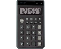 Q-CONNECT calculatrice de poche KF19063, 8 chiffres, noir