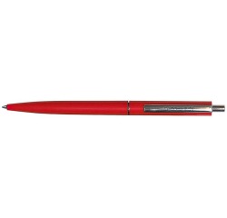 Q-CONNECT stylo, 0,7 mm, pointe moyenne, clip en métal, rouge, boîte de 20 pièces