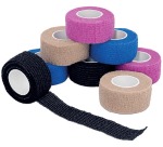 Q-CONNECT bandage pour les doigts, 2,5 cm x 4,5 m, boîte de 8 rouleaux en couleurs assorties