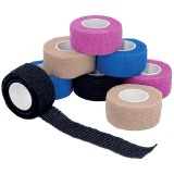 Q-CONNECT Fingerverband, 2,5 cm x 4,5 m, Schachtel mit 8 Rollen in verschiedenen Farben