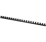 Q-CONNECT 14mm combs 21 loops 100 pieces black