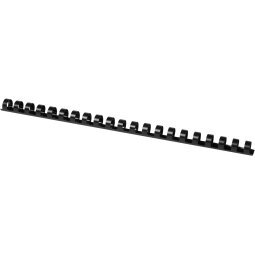 DE_Canutillo q-connect redondo 14 mm plastico negro capacidad 130 hojas caja de 100 unidades