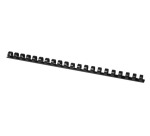 Q-CONNECT 14mm combs 21 loops 100 pieces black