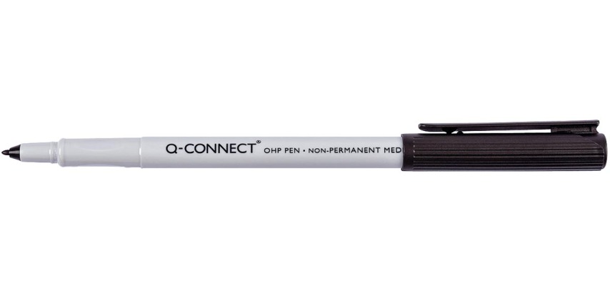 Q-CONNECT OHP marker, non-permanent, medium, black