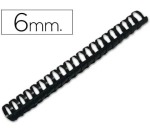 Q-CONNECT Kämme 6mm 21 Ringe 100 Stück schwarz