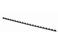 Q-CONNECT Kämme 6mm 21 Ringe 100 Stück schwarz