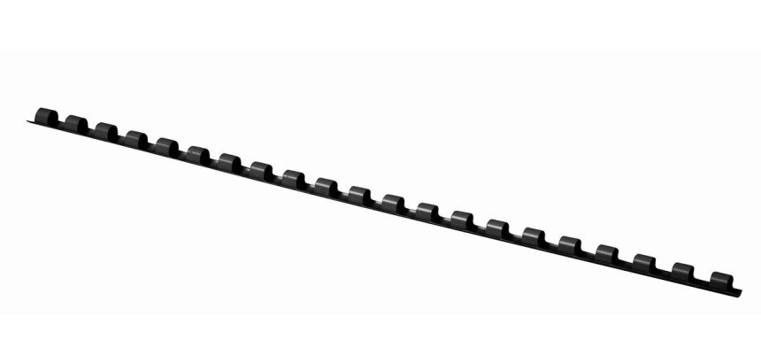 Q-CONNECT Kämme 6mm 21 Ringe 100 Stück schwarz