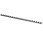 Q-CONNECT Kämme 8mm 21 Ringe 100 Stück schwarz